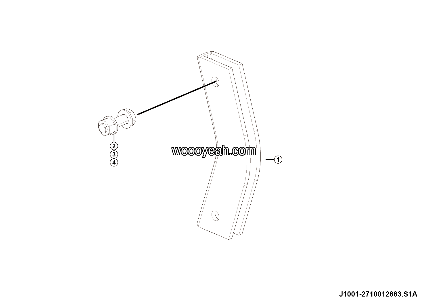 LGMG Off-Highway Dump Truck 2024 - Sleeve installation - J1001-2710012883.S1A