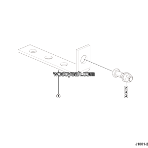 LGMG CMT96H 2025 - Bracket installation - J1001-2710012885.S1A