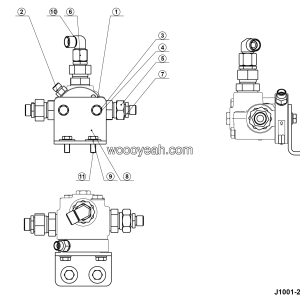 LGMG Off-Highway Dump Truck 2024 - Relay valve assy - J1001-2710013336.S1A