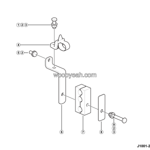 LGMG AT40 2025 - Bracket assy 04 - J1001-2710013358.S1A