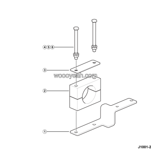 LGMG AT40 2025 - Bracket assy 08 - J1001-2710013391.S1B