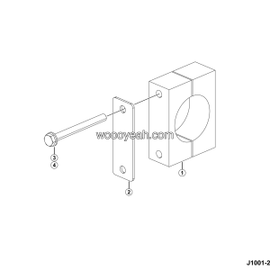LGMG AT40 2025 - Pipe clamp assy 02 - J1001-2710013398.S2B
