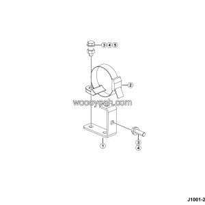 LGMG RTH100 2025 - Tie and bracket assy - J1001-2710013748.S1A