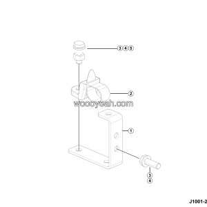 LGMG Mine Truck 2026 - C-bracket assy - J1001-2710013750.S1A