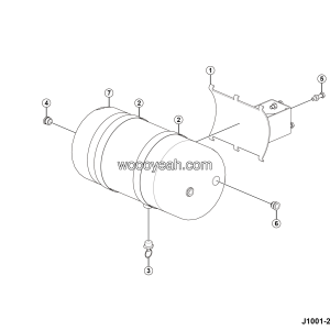 LGMG Off-Highway Dump Truck 2024 - 20l air reservoir assy - J1001-2710013979.S1A