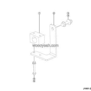 LGMG Mine Truck 2026 - Bracket assy 01 - J1001-2710014178.S1B