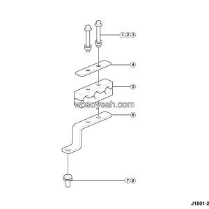 LGMG AT40 2025 - Pipe clamp assy 05 - J1001-2710014250.S1A