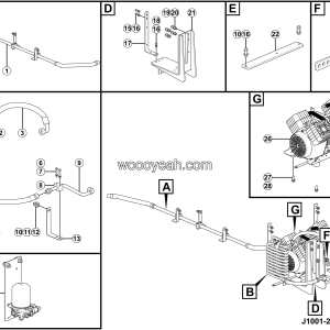 LGMG Mine Truck 2026 - Air compressor assy - J1001-2710014317.S1D