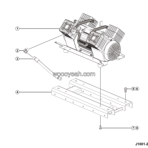LGMG Mine Truck 2026 - Air compressor assy - J1001-2710014421.S1A