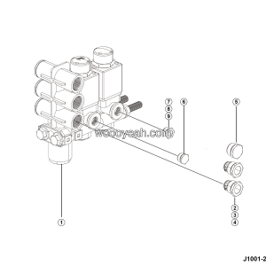 LGMG CMT96A 2025 - Double solenoid valve assy - J1001-2710014909.S1A