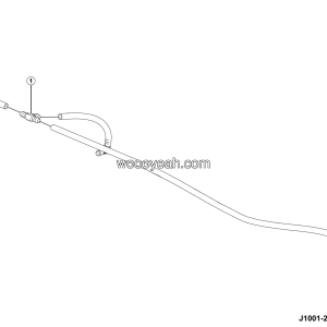 LGMG RTH136 2025 - Brake air hose (ng12/nw12*1150/520/320) - J1001-2710015030.S1A
