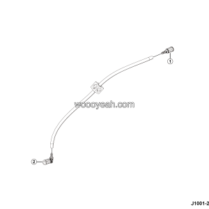 LGMG RTH136 2025 - Brake air hose (ng12/nw9*850) - J1001-2710015049.S1A