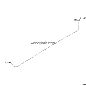 LGMG Mine Truck 2026 - Brake air hose (ng8/nw6*2270) - J1001-2710015053.S1A