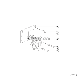 LGMG Mine Truck 2026 - Rh abs solenoid valve assy - J1001-2710015387.S1A