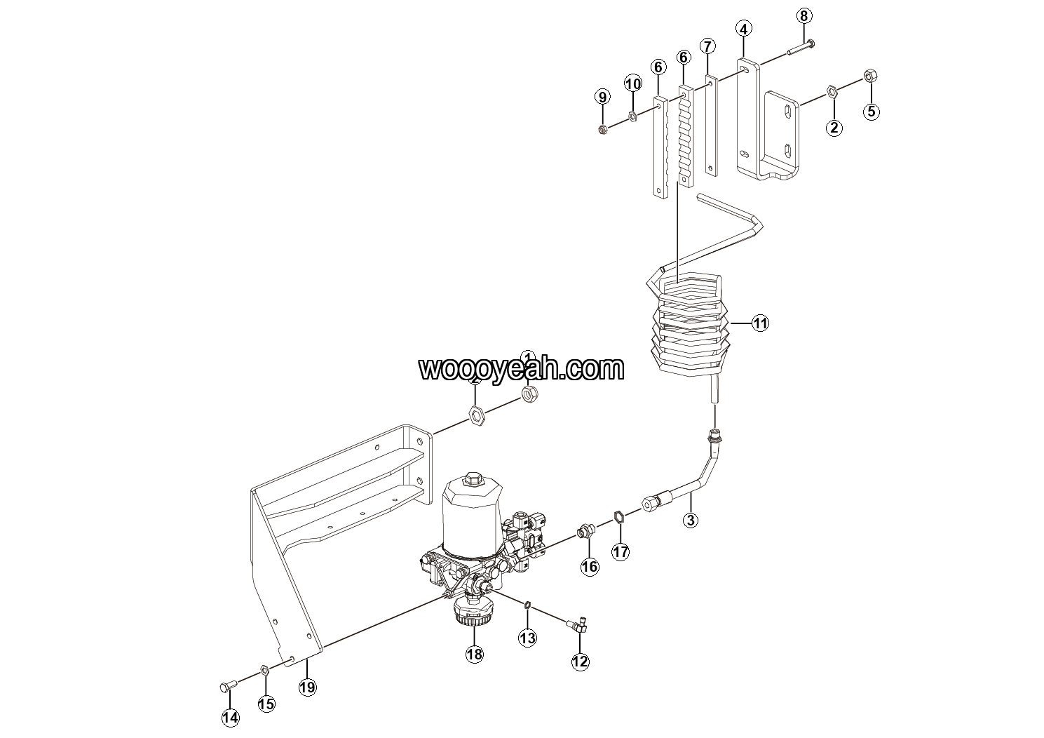 LGMG Off-Highway Dump Truck 2023 - Dryer assembly - J1002-2710012496