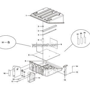 LGMG Off-Highway Dump Truck 2020 - Battery box assy - J1002-4190002280