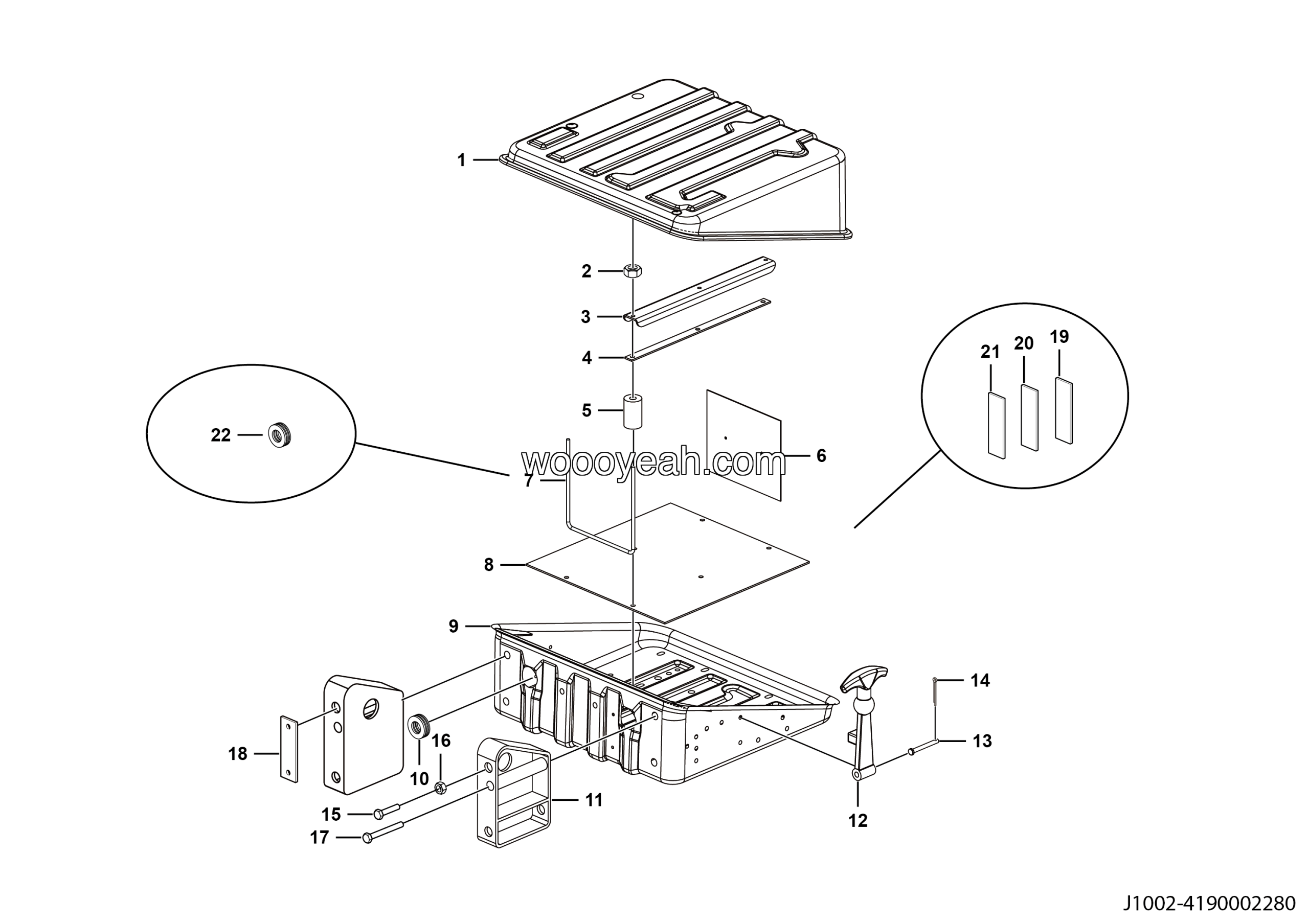 LGMG Off-Highway Dump Truck 2020 - Battery box assy - J1002-4190002280