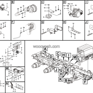 LGMG Off-Highway Dump Truck 2020 - Driving brake assy - J1003-2710010811-G1