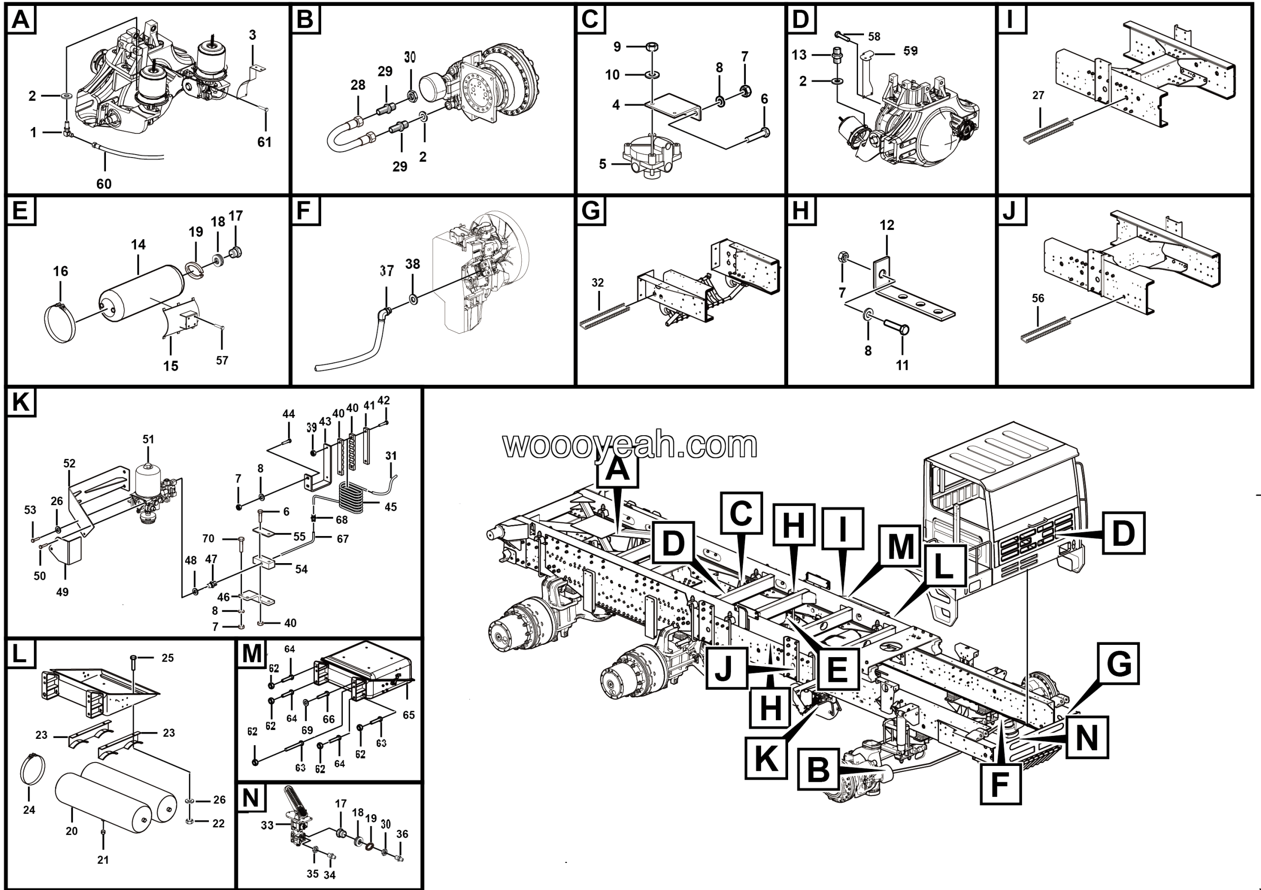 LGMG Off-Highway Dump Truck 2020 - Driving brake assy - J1003-2710010811-G1
