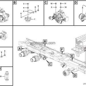 LGMG MS40 Mine Truck - Parking brake assy 1 - J1100-2711010274001