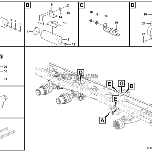 LGMG MS40 Mine Truck - Parking brake assy 2 - J1100-2711010274002