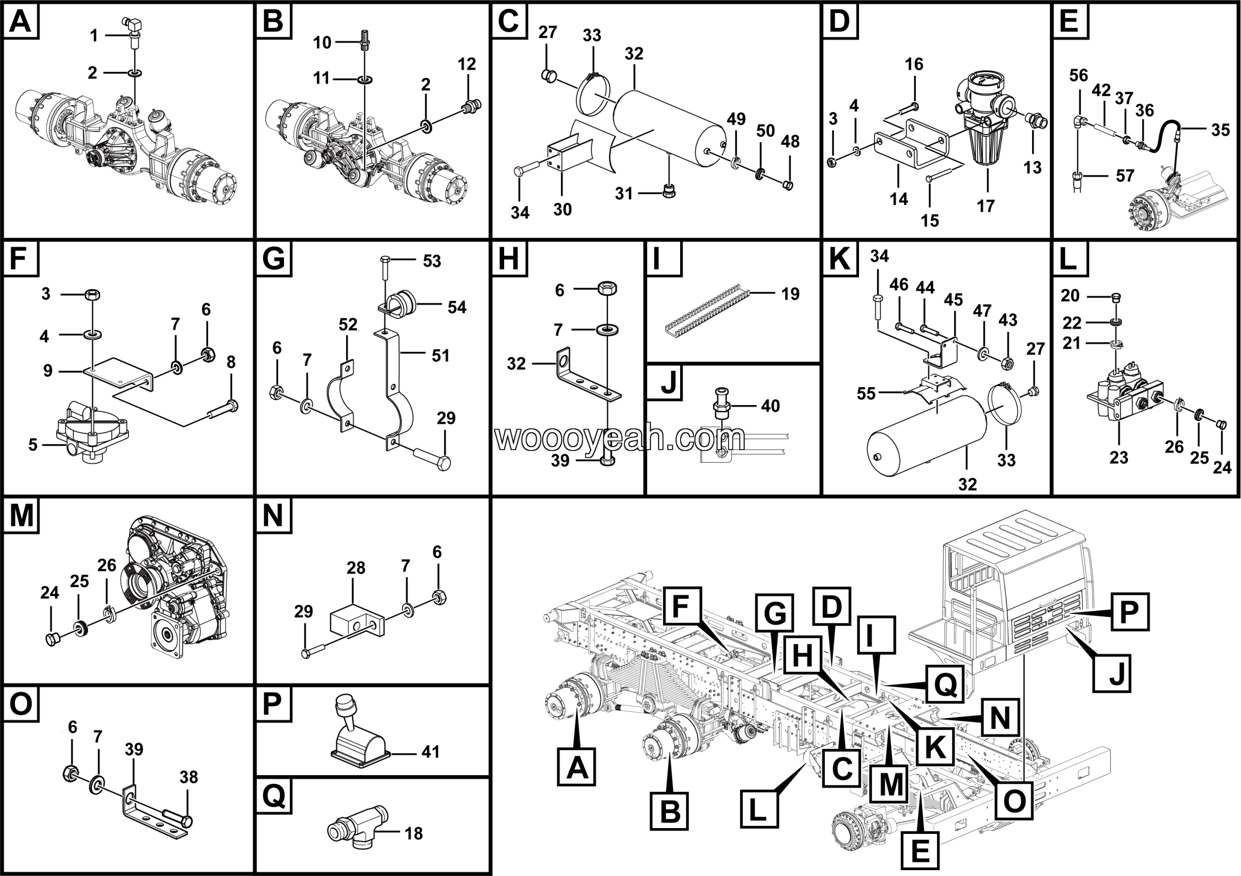LGMG Off-Highway Dump Truck 2021 - Parking brake assy - J1101-2711010251