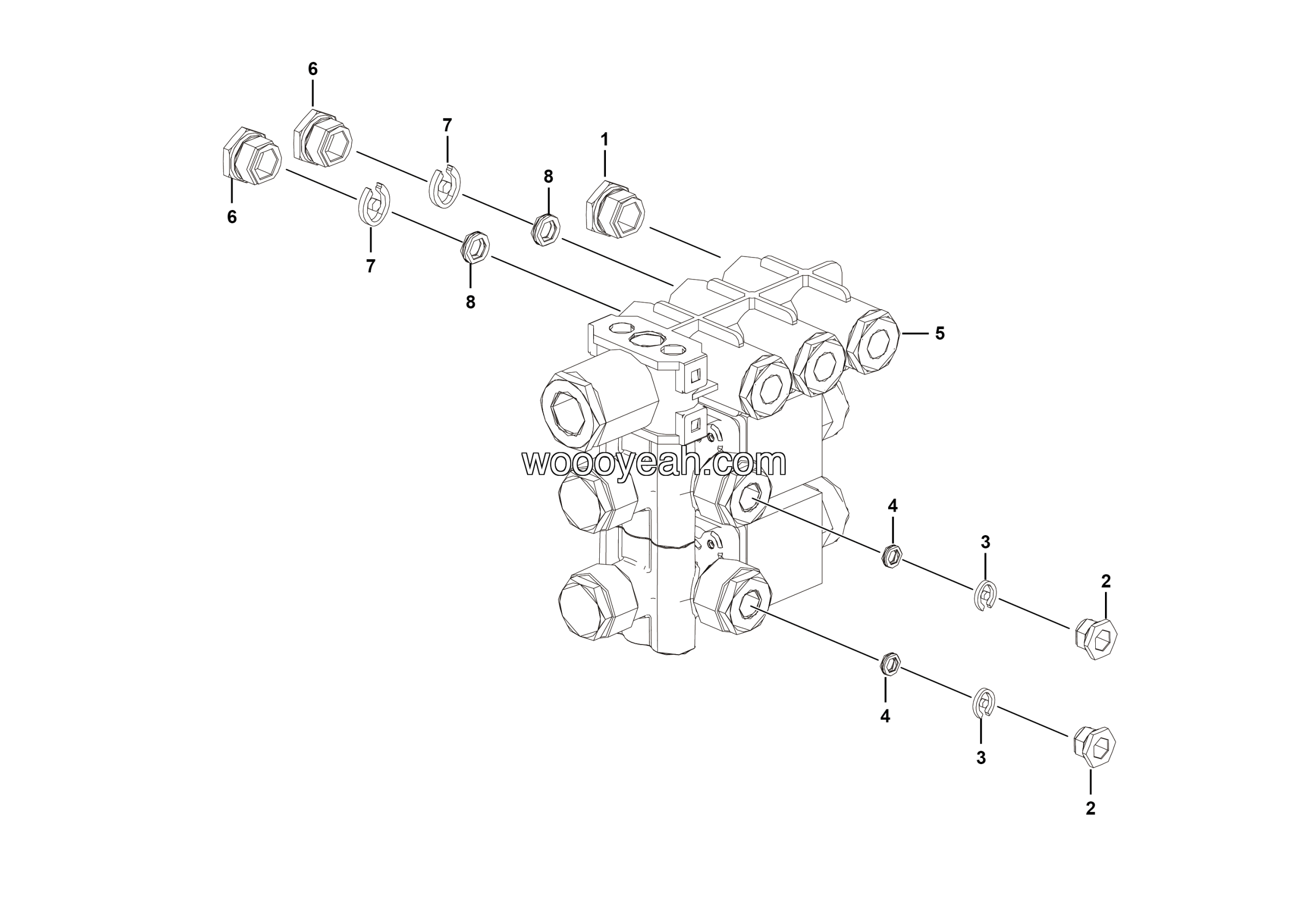LGMG Off-Highway Dump Truck 2023 - ASM-Module Mount assy - J1101-2711010601
