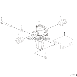 LGMG Off-Highway Dump Truck 2023 - ASM-Pressure Limiting Valve Installation assy - J1101-2711010621.S1A