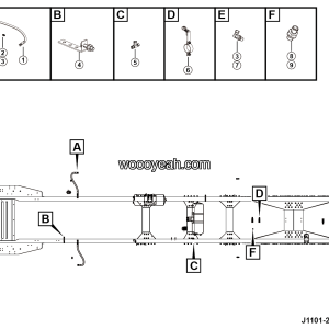 LGMG CMT66A 2025 - Parking brake accessories installation - J1101-2711011503.S1A