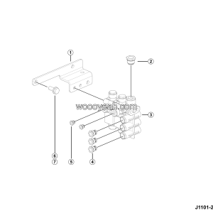 LGMG RTH100 2025 - Two solenoid valves assy - J1101-2711011662.S1A