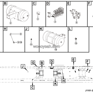 LGMG MT50 2025 - Parking brake assy - J1101-2711011898.S1B