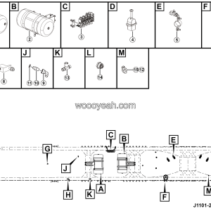 LGMG Mine Truck 2026 - Parking brake assy - J1101-2711011923.S1A