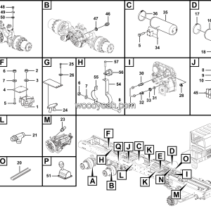 LGMG MT50 Mine Truck - Parking brake assy - J1102-2711010192