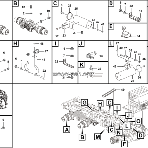 LGMG MT86D Mine Truck - Parking brake assy - J1102-2711010263