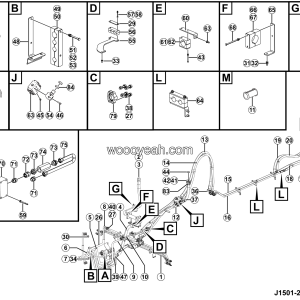 LGMG AT40 2025 - Forced cooling assy - J1501-2715014266.S1E