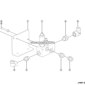 LGMG AT40 2025 - Hyd integrated circuit assy - J1601-2716014018.S1C