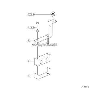LGMG AT40 2025 - Bracket assy 03 - J1601-2716014028.S1C