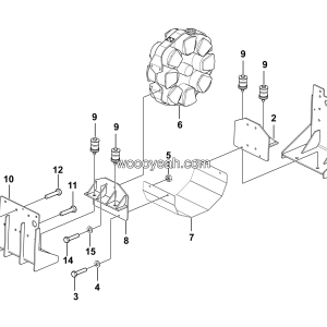 LGMG Off-Highway Dump Truck 2021 - Retarder mounting assy - J3700-2737010296-G1