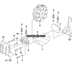 LGMG Off-Highway Dump Truck 2022 - Retarder mounting assy - J37000-2737010451.S1A