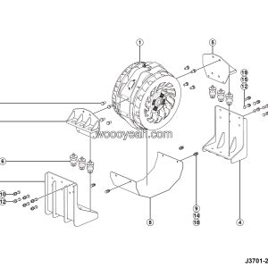 LGMG MTE106H 2025 - Eddy current retarder assy - J3701-2737010577.S1A
