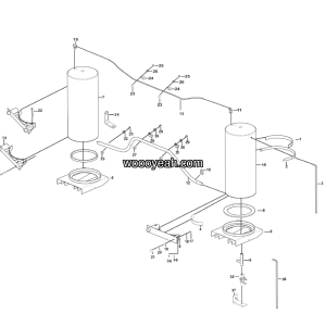 LGMG Off-Highway Dump Truck 2022 - Spray water tank assy - J3800-2738010192.S1C1