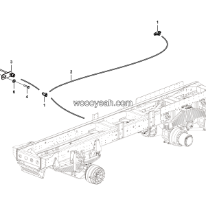 LGMG Off-Highway Dump Truck 2022 - Front axle spray - J3800-2738010322.S1A
