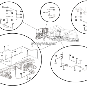 LGMG Off-Highway Dump Truck 2021 - Tire spray assy（MT86H） - J3801-2738010208