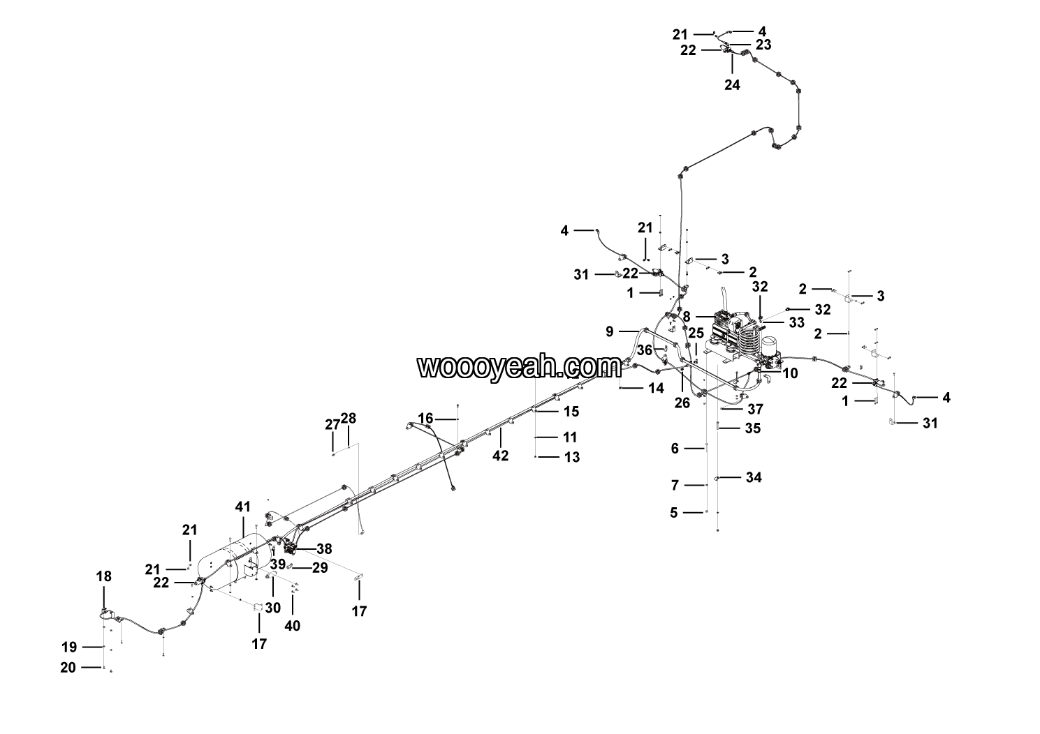 LGMG Off-Highway Dump Truck 2023 - Auxiliary gas assembly - J4401-2744010159