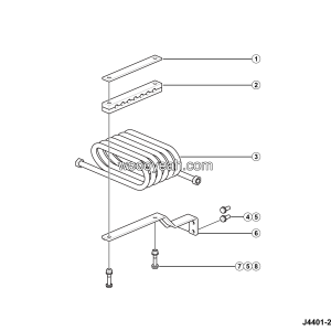 LGMG AT40 2025 - Spiral pipe assy - J4401-2744010246.S2B