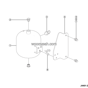 LGMG AT40 2025 - Air reservoir assy - J4401-2744010278.S1A