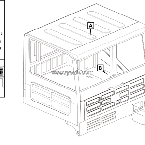 LGMG MT95H Mine Truck - Warning light optional module assy - K1300-2713011811