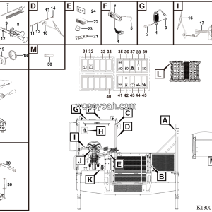 LGMG Off-Highway Dump Truck 2022 - Cab electrical system - K1300-2713013430.S1A