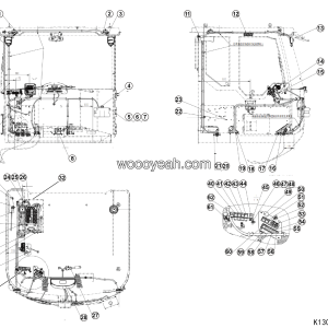 LGMG AT40 2025 - Cab electrical system - K1300-2713015593.S1C