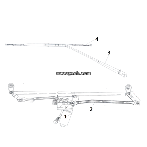 LGMG MT116H 2025 - Integrated wiper 37419000040 - K1300-4130000949